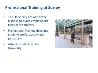 Professional Training at Surrey