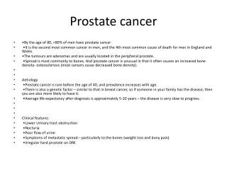 Prostate cancer