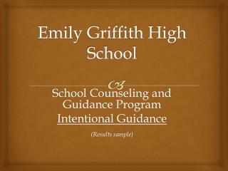 Emily Griffith High School