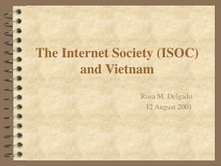 The Internet Society (ISOC) and Vietnam