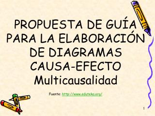 DIAGRAMA CAUSA-EFECTO