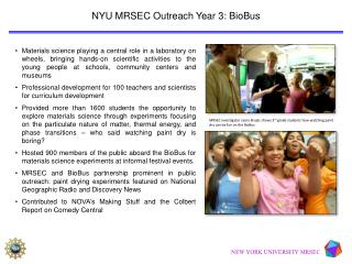 NEW YORK UNIVERSITY MRSEC