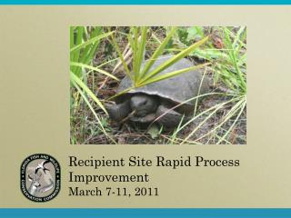 Recipient Site Rapid Process Improvement March 7-11, 2011