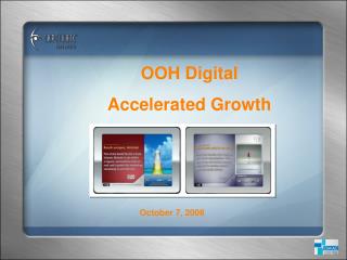 OOH Digital Accelerated Growth