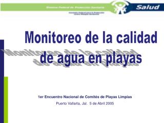 Monitoreo de la calidad de agua en playas