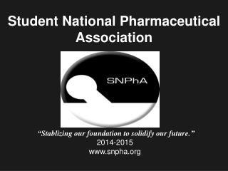 Student National Pharmaceutical Association