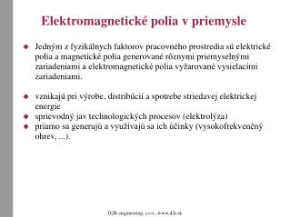 Elektromagnetické polia v priemysle