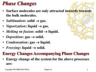 Phase Changes