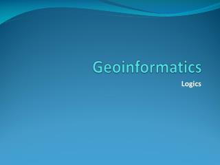 Geoinformatics