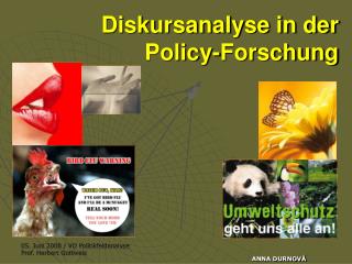 Diskursanalyse in der Policy-Forschung