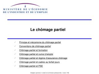 Le chômage partiel