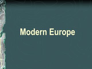 Modern Europe