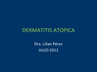 DERMATITIS ATOPICA