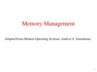 Memory Management