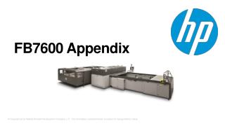 FB7600 Appendix
