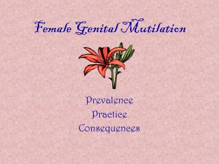 Female Genital Mutilation