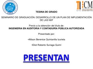 PRESENTAN