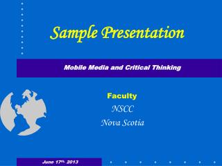 Sample Presentation