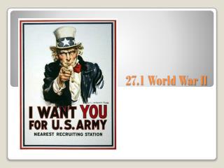 27.1 World War II