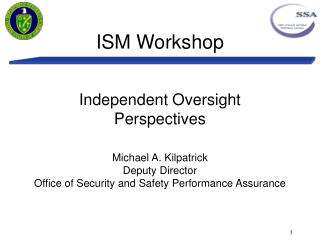 ISM Workshop