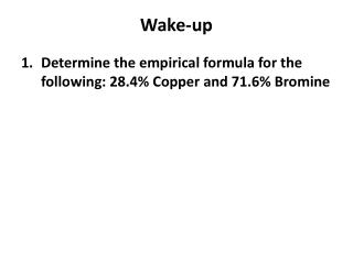 Wake-up