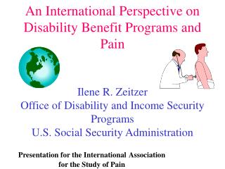 Presentation for the International Association for the Study of Pain