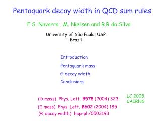 Pentaquark decay width in QCD sum rules