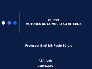 CURSO MOTORES DE COMBUSTÃO INTERNA