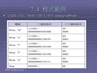 7.4 程式範例