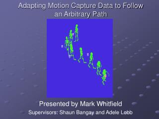 Adapting Motion Capture Data to Follow an Arbitrary Path