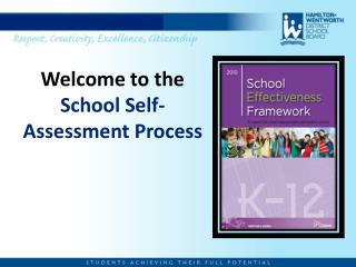 Welcome to the School Self-Assessment Process