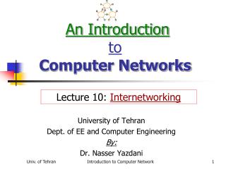 An Introduction to Computer Networks