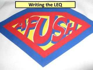 Writing the LEQ