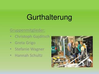 Gurthalterung