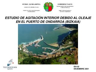 ESTUDIO DE AGITACIÓN INTERIOR DEBIDO AL OLEAJE EN EL PUERTO DE ONDARROA (BIZKAIA)