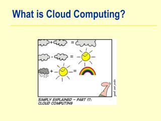 What is Cloud Computing?