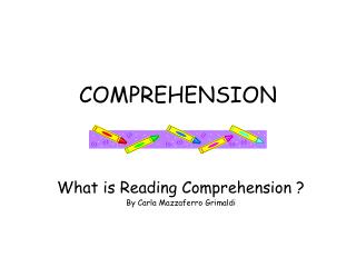 COMPREHENSION