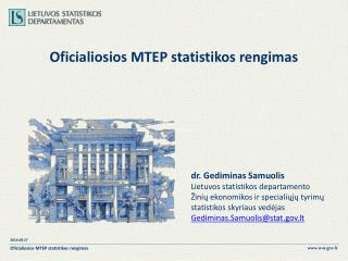 Oficialiosios MTEP statistikos rengimas