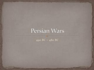 Persian Wars