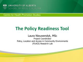 The Policy Readiness Tool