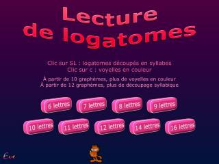 Lecture de logatomes