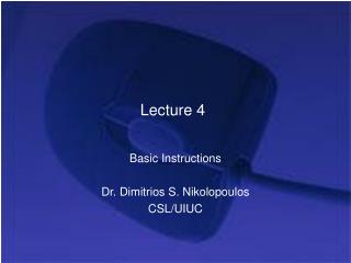 Lecture 4