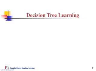 Decision Tree Learning