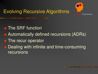 Evolving Recursive Algorithms