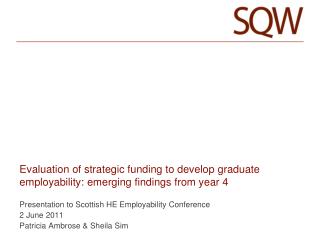 Evaluation of strategic funding to develop graduate employability: emerging findings from year 4