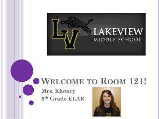 Welcome to Room 121!