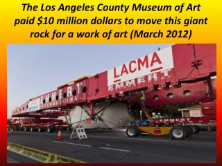 BIG ROCK MOVE IN CALIFORNIA show