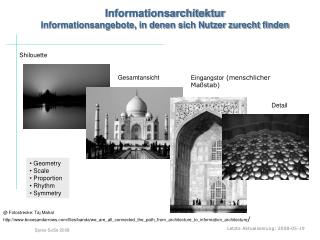 Informationsarchitektur Informationsangebote, in denen sich Nutzer zurecht finden