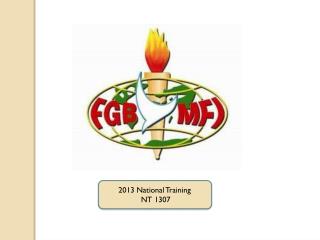 2013 National Training NT 1307