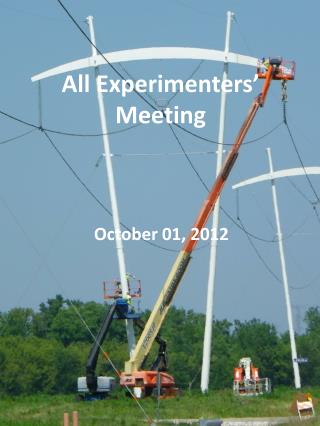 All Experimenters’ Meeting